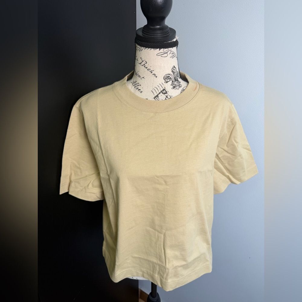 J.Crew Relaxed premium-weight cropped T-shirt NWT Size S